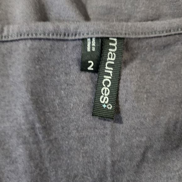 Maurice's Plus Size 2 Tank Top Sequin Sparkly Gray - Picture 3 of 8